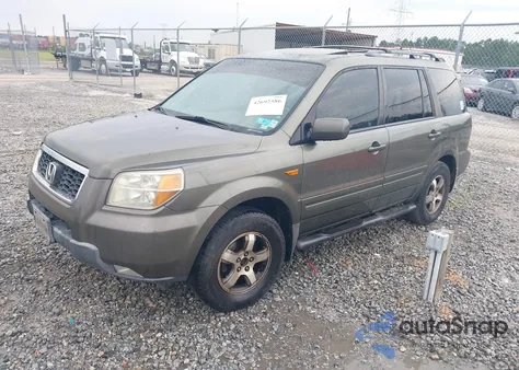 2006 Honda Pilot Ex-L from USA, damaged, VIN 5FNYF28506B001902